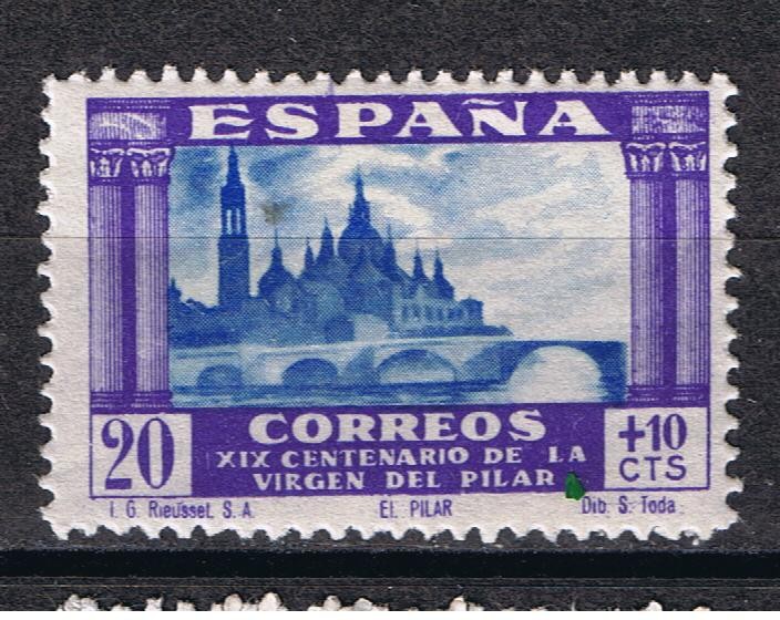 Edifil  891  XIX Cente. de la venida de la Virgen del Pilar a Zaragoza.  