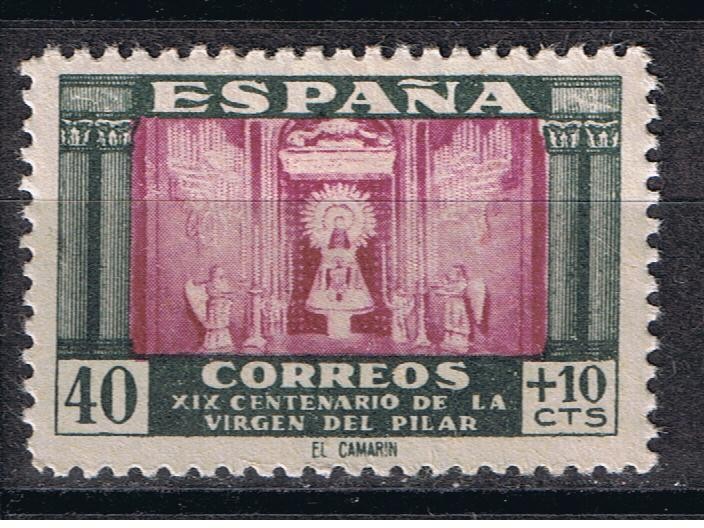 Edifil  893  XIX Cente. de la venida de la Virgen del Pilar a Zaragoza.  