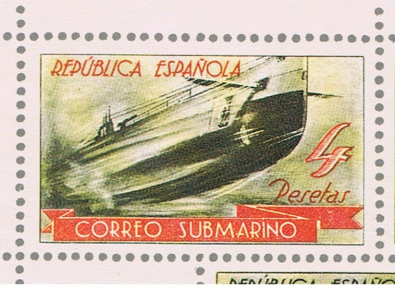 Edifil  781  Correo Submarino.  