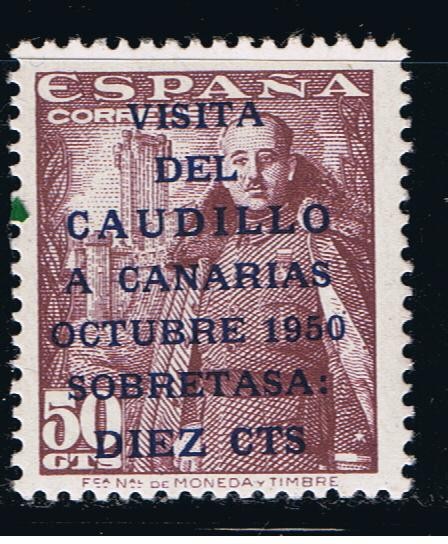Edifil  1083 A  Visita del Caudillo a Canarias.  