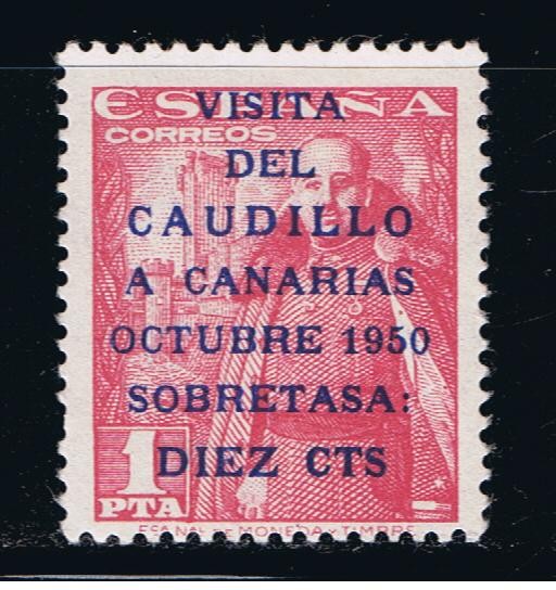 Edifil  1083 B  Visita del Caudillo a Canarias.  