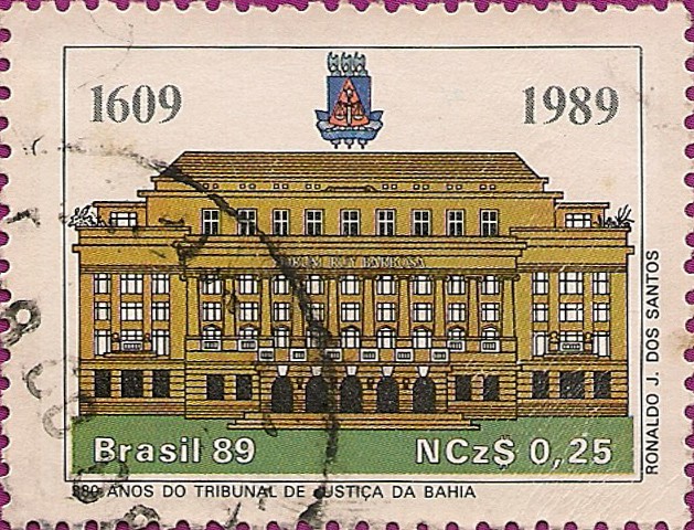 380 Años del Tribunal de Justicia de Bahía (1609-1989).