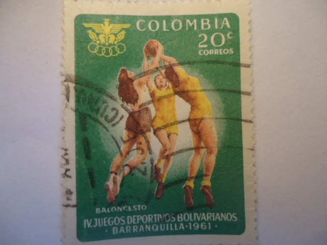 Baloncesto-IV.Juegos Deportivos Bolivarianos .Barranquilla 1961.