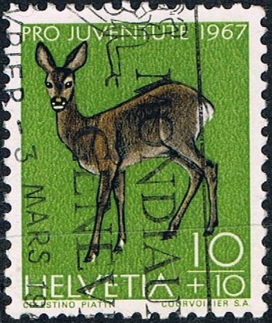 PRO JUVENTUD 1967. CORZO. Y&T Nº 799