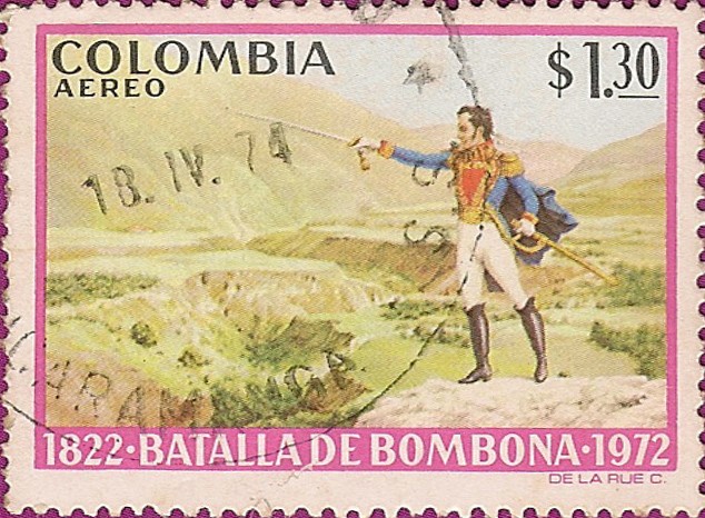 Sesquicentenario de la Batalla de Bombona (1822-1972).