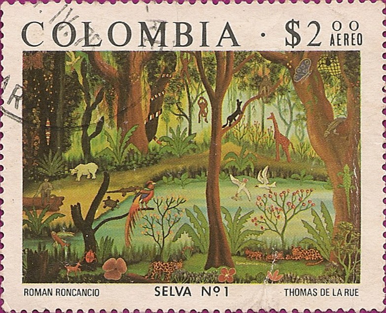 Pinturas de Colombia Colonial y Moderna. 
