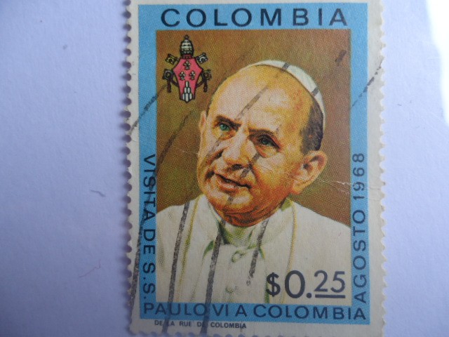Visita de S.S PAULO VI a Colombia (Agosto 1968)