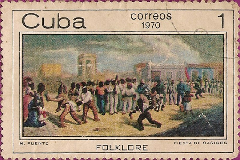 Folklore. Fiesta de Ñañigos por M. Puente.