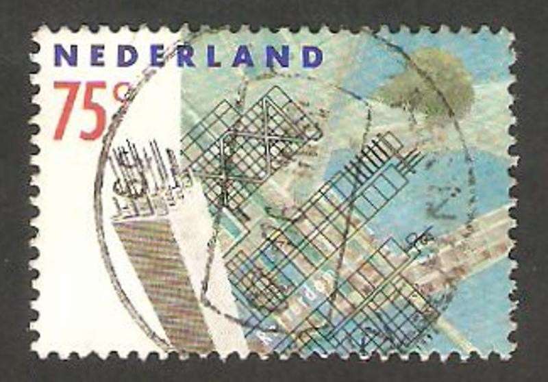 1354 - Rotterdam, pilar y croquis de edificios