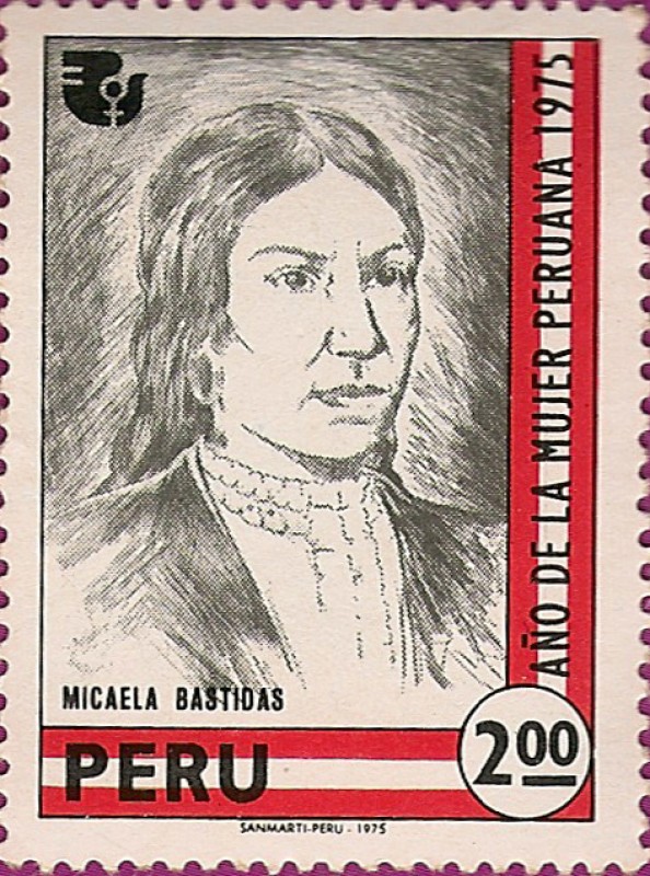 Año de la Mujer Peruana. Micaela Bastidas.