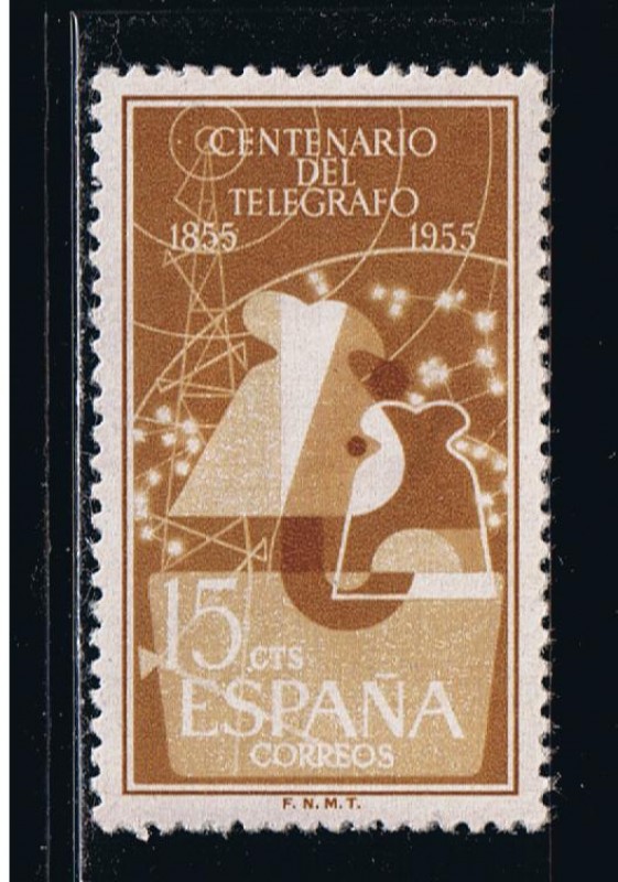 Edifil  1180  I Cente. del Telégrafo.  