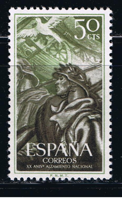 Edifil  1188  XX aniver. del Alzamiento Nacional.  