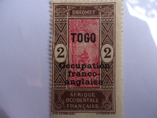 Togo (Rep. Togoleguesa)-Reino de Dahomey (Rep. de Benin) año 1913 (Ocupación Franco-Inglesa) 