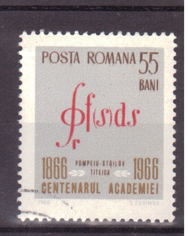 Centenario de la Academia Socialista Rumana