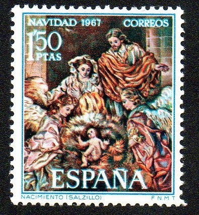 Navidad 1967 - Nacimiento (Salzillo)