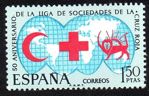 L Aniversario de la Liga de Sociedades de la Cruz Roja