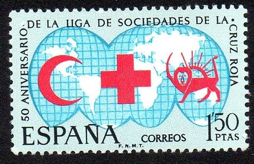 L Aniversario de la Liga de Sociedades de la Cruz Roja