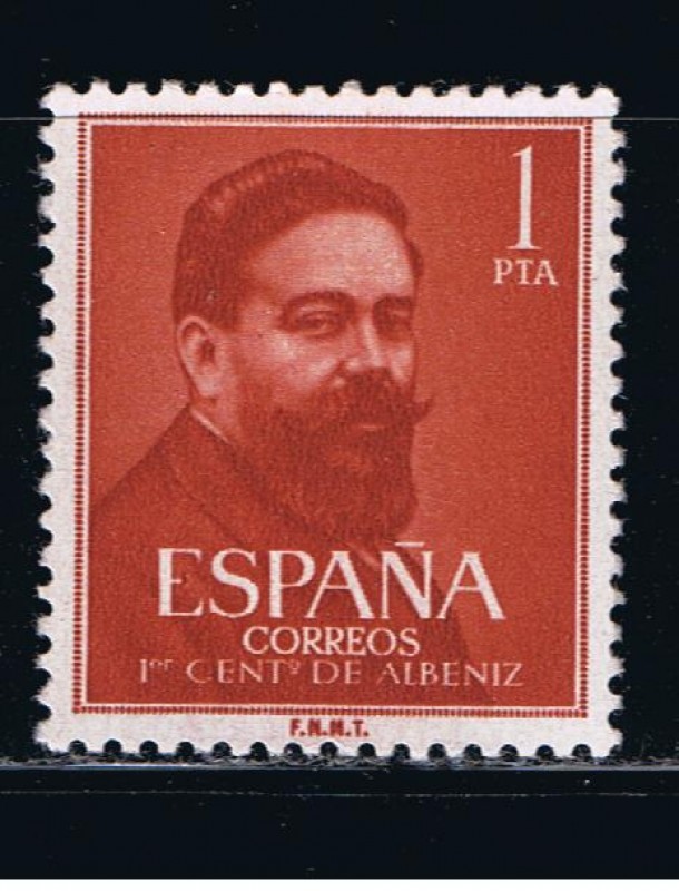 Edifil  1321  I cente. del nacimiento  de Isaac Albéniz.  