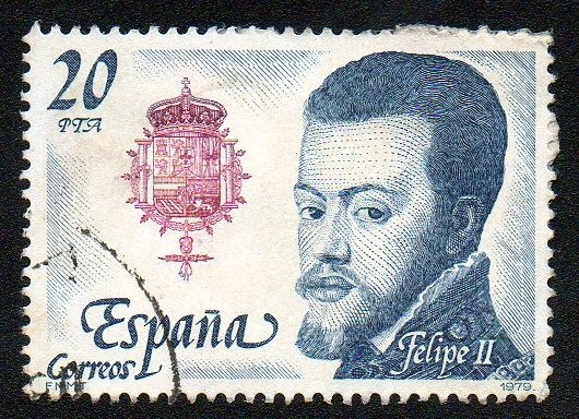 Reyes de España. Casa de Austria. Felipe II