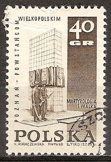 Martirio y resistencia polaca, 1939-45.Monumento Insurgentes, Poznan.