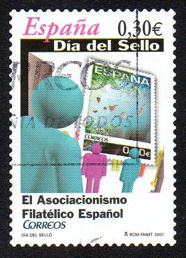 Día del sello - El asociacionismo filatélico español