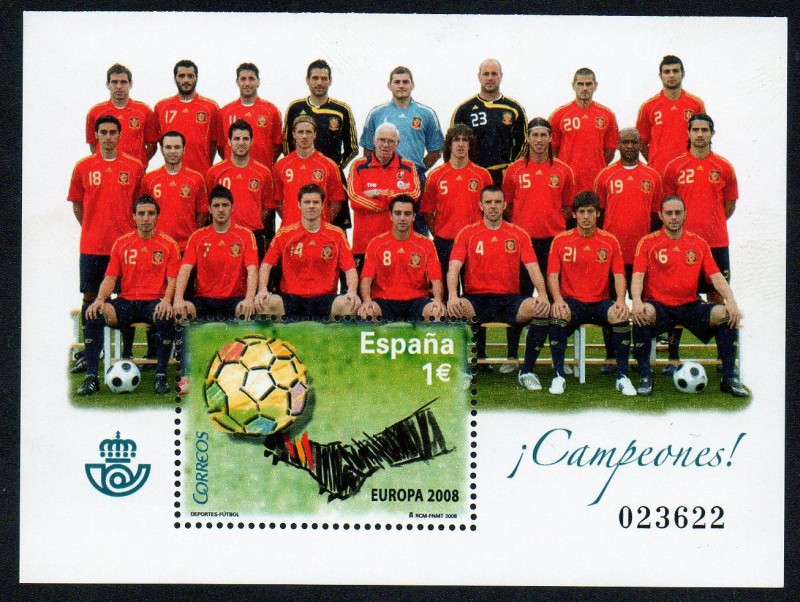 Selección española de fútbol. Campeona de Europa 2008