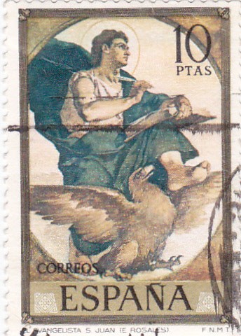 PINTURA -El Evangelista San Juan (E. Rosales)    (G)
