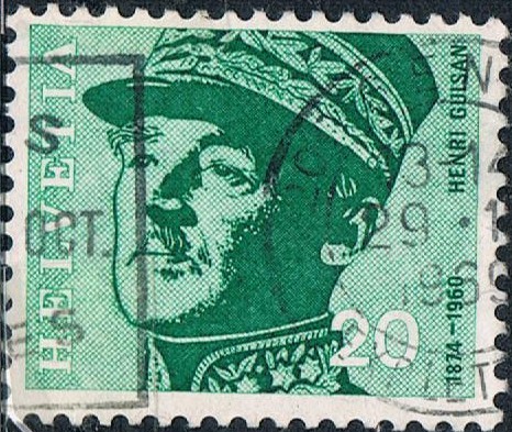 CELEBRIDADES NACIONALES. GENERAL HENRI GUISAN (1874-1960). Y&T Nº842