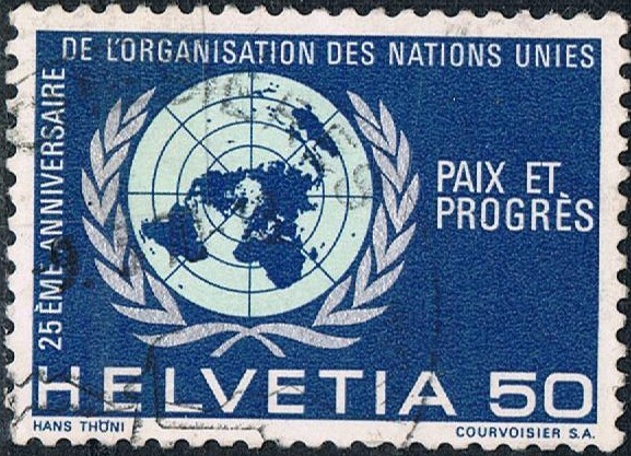 25º ANIVERSARIO DE LA O.N.U. Y&T Nº 853