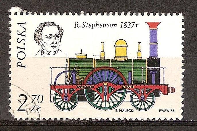Robert Stephenson y su locomotora 