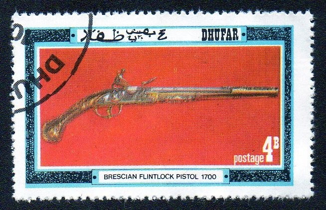 DHUFAR - Brescian Flintlock Pistol 1700