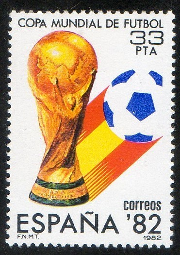 2645-  Copa Mumdial De Fútbol ESPAÑA'82. Trofeo y logotipo.