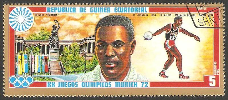 XX juegos olímpicos Munich 72, R. Johnson, decatlon