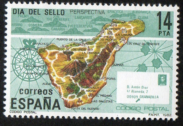 2668- Dia del Sello. Isla de Tenerife.