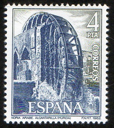 2676- Paisajes y Monumentos. Noria árabe de la Ñora, Alcanrarilla ( Murcia ).