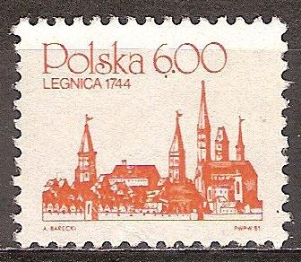 Towns. Legnica, 1744