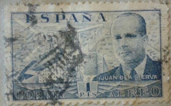 juan de la cierva. correo aereo 1939