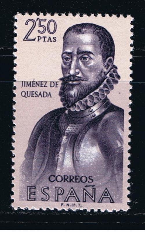 Edifil  1459  Forjadores de América.  ( Gonzalo Jimenez de Quesada. ( 1509 - 1579 ) 