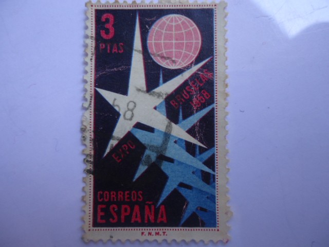 1958  EXPO  BRUSELAS . Ed:1221