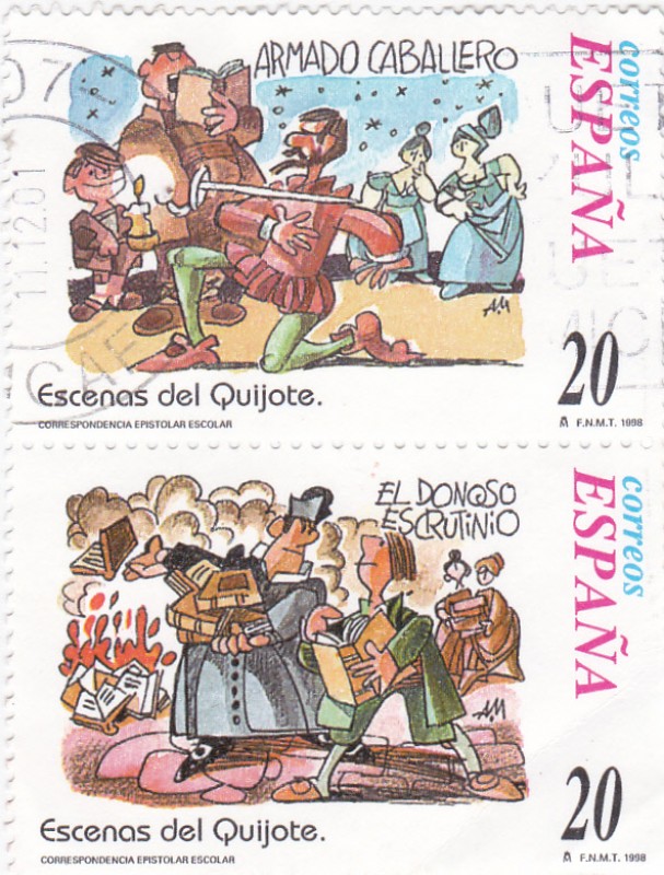 Escenas del Quijote-ARMANDO CABALLERO y EL DONOSO ESCRUTINIO    (H)