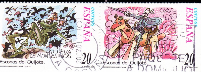 Escenas del Quijote-LA CUEVA DE MONTESINOS y CLAVILEO    (H)