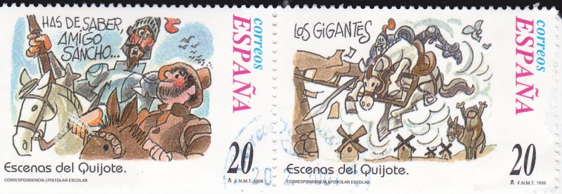 Escenas del Quijote-HAS DE SABER AMIGO SANCHO y LOS GIGANTES    (H)