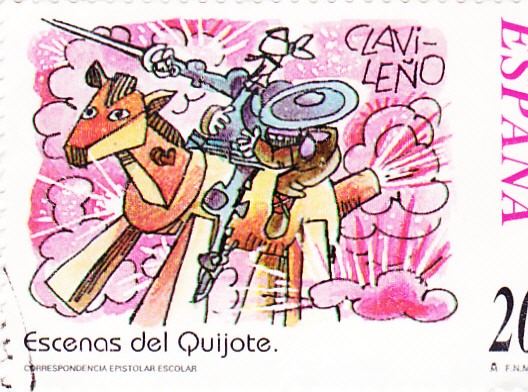 Escenas del Quijote-CLAVILEÑO     (H)