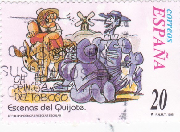 Escenas del Quijote- OH PRINCESA DEL TOBOSO    (H)