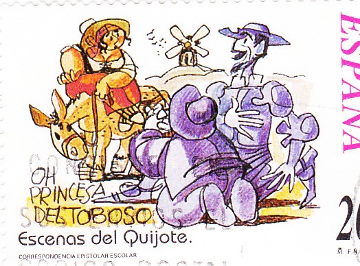Escenas del Quijote- OH PRINCESA DEL TOBOSO    (H)