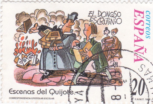 Escenas del Quijote-EL DONOSO ESCRUTINIO    (H)