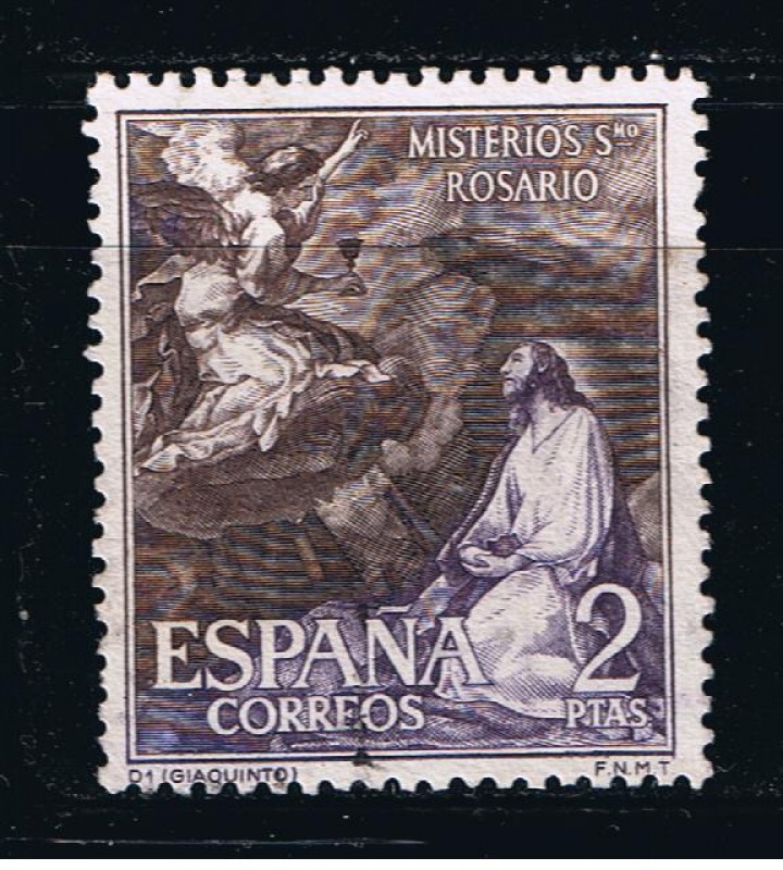 Edifil  1468  Misterio del Santo Rosario.  