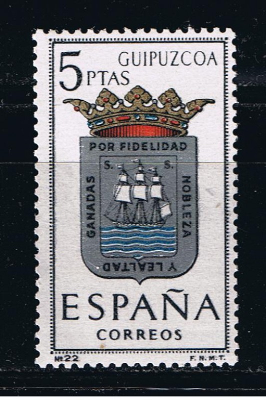 Edifil  1490  Escudos de las capitales de provincias españolas.  