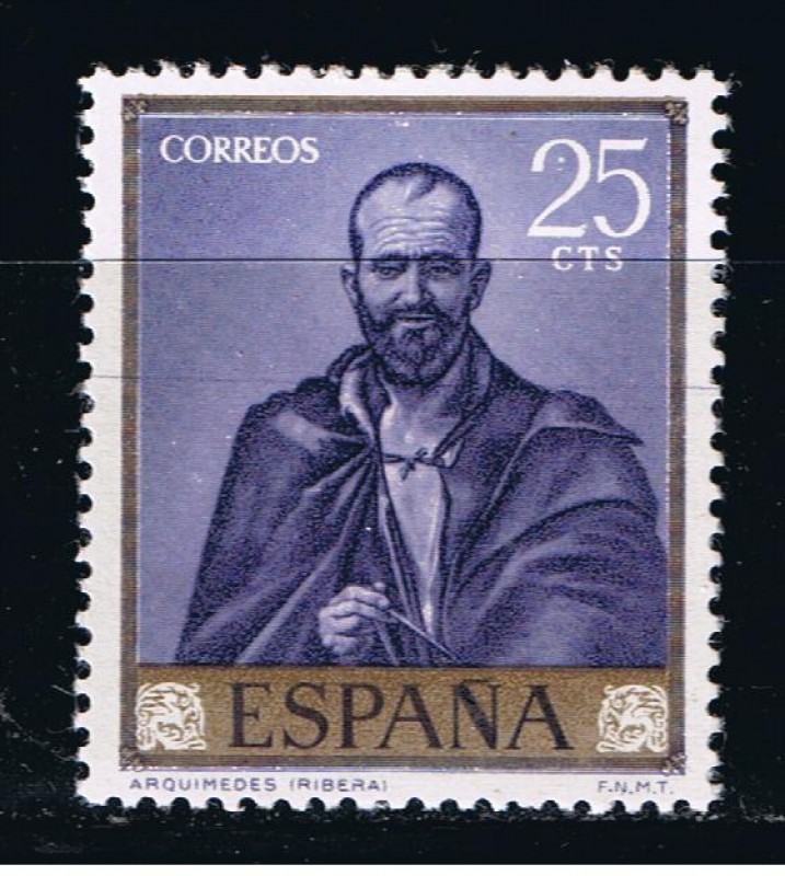 Edifil  1498  Jose de Ribera, · El Españoleto ·.  Día del Sello.  
