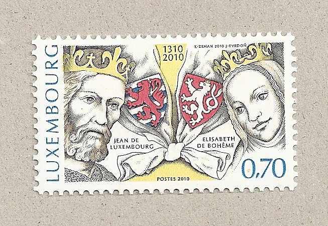 Juan de Luxemburgo y Elisabeth de Bohemia